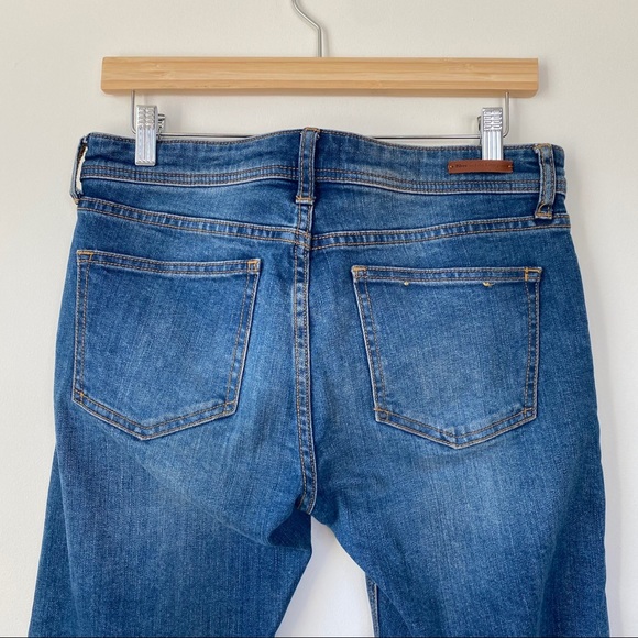 Anthropologie Pilcro Slim Straight Raw Hem Jeans - Picture 9 of 13